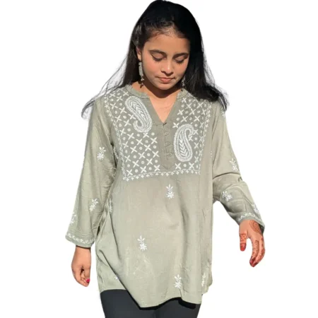 Rayon Top - Sage Green